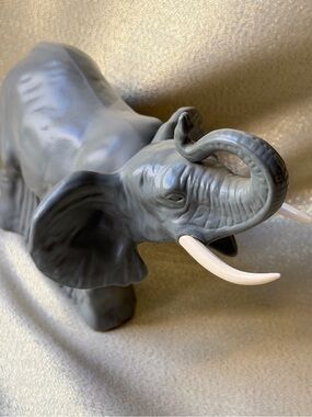 Avon perfume Gray Elephant Shaped Figurine